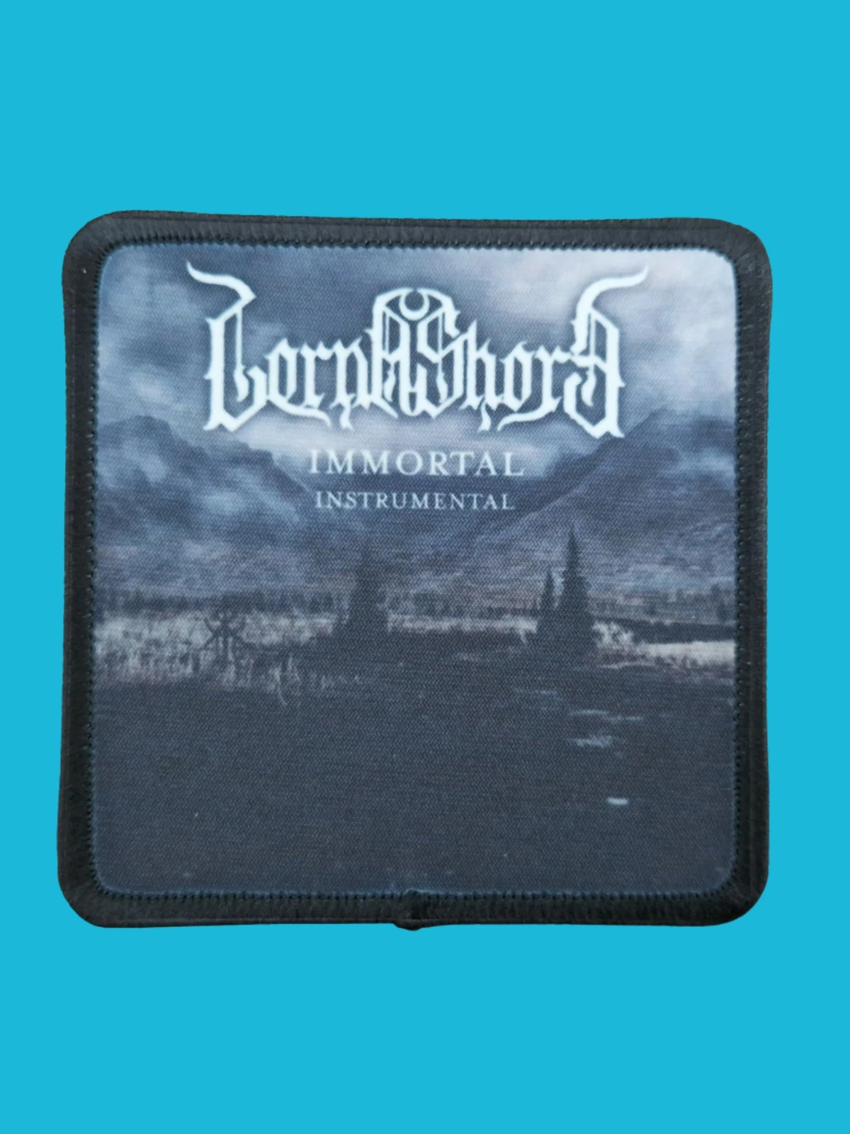 Patch Lorna Shore - Immortal (Instrumental) - Imprimé - Carré de 7,5 x 7,5 centimètres